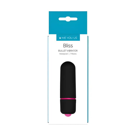 Me you us Bliss 7 Mode Mini Bullet Vibrator Black - Sex Toys - Save 25% - you us - Fast Shipping - United Kingdom Stoke-on-trent