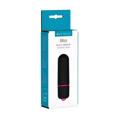 Me you us Bliss 7 Mode Mini Bullet Vibrator Black - Sex Toys - Save 25% - you us - Fast Shipping - United Kingdom Stoke-on-trent