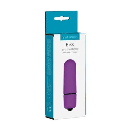 Me you us Bliss 7 Mode Mini Bullet Vibrator Purple - Sex Toys - Save 25% - you us - Fast Shipping - United Kingdom Stoke-on-trent