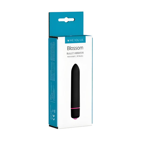 Me you us Blossom 10 Mode Bullet Vibrator Black - Sex Toys - Save 30%