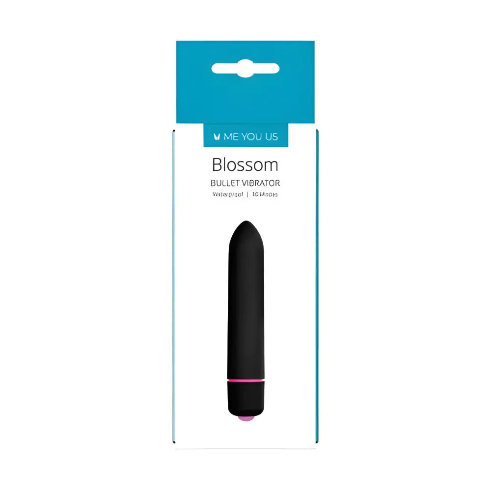 Me you us Blossom 10 Mode Bullet Vibrator Black - Sex Toys - Save 30% - you us - Fast Shipping - United Kingdom Stoke-on-trent