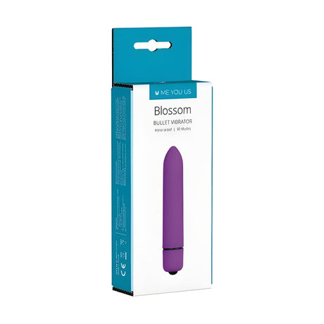 Me you us Blossom 10 Mode Bullet Vibrator Purple - Sex Toys - Save 25%
