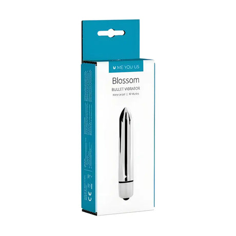 Me you us Blossom 10 Mode Bullet Vibrator Silver - Sex Toys - Save 25% - you us - Fast Shipping - United Kingdom Stoke-on-trent