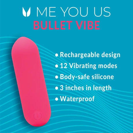 Me you us Bullet Hot Pink - you us - Fast Shipping - Vibrator United Kingdom Stoke-on-trent