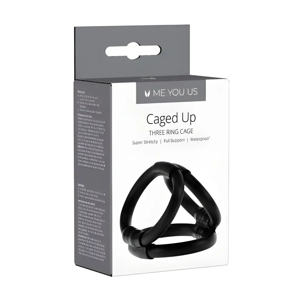 Me you us Caged Up Cock Cage Black - Sex Toys - Save 25% - you us - Fast Shipping - Sale United Kingdom Stoke-on-trent