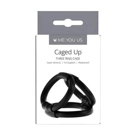 Me you us Caged Up Cock Cage Black - Sex Toys - Save 25% - you us - Fast Shipping - Sale United Kingdom Stoke-on-trent