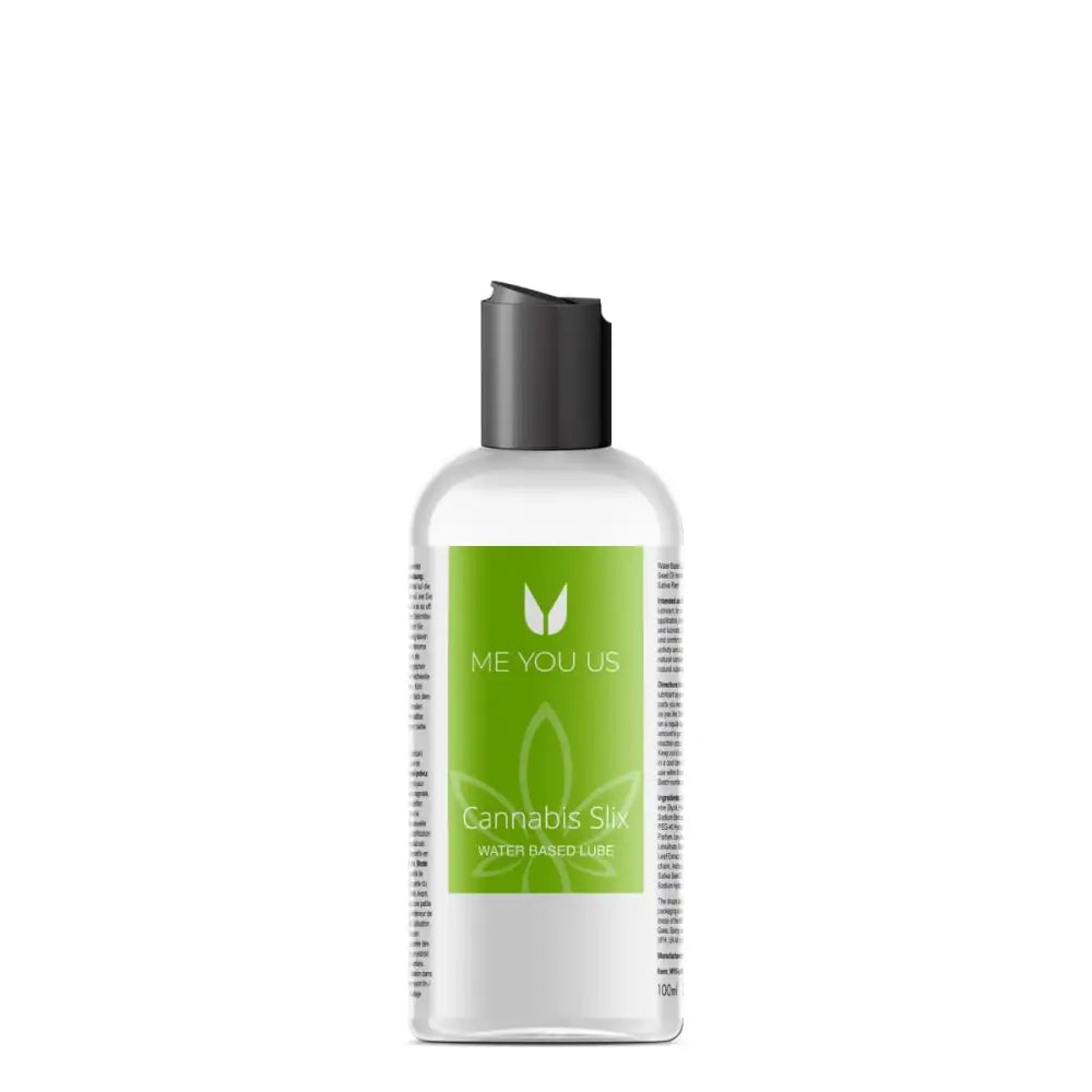 Me you us Cannabis Slix Water Based Lube 100ml - Personal Lubricants - Save 25% - you us - Fast Shipping - Sale United Kingdom