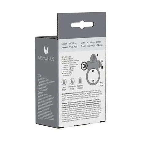 Me you us Classic Rabbit Cock Ring Transparent - Sex Toys - Save 25% - you us - Fast Shipping - Sale United Kingdom Stoke-on-trent