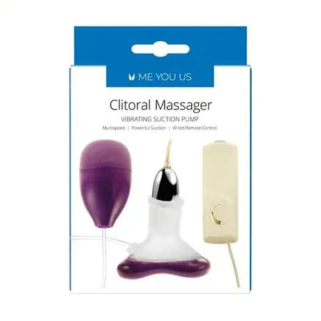 Me you us Clitoral Masseuse Vibrating Clit Pump Transparent - you us - Fast - Sex Toys United Kingdom Stoke-on-trent
