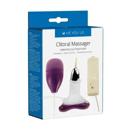 Me you us Clitoral Masseuse Vibrating Clit Pump Transparent - you us - Fast - Sex Toys United Kingdom Stoke-on-trent