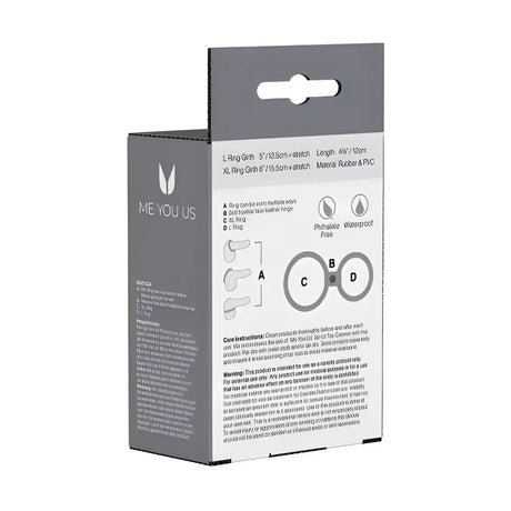 Me you us Dual Ring Cock Black - Sex Toys - Save 30% - you us - Fast Shipping - Sale United Kingdom Stoke-on-trent
