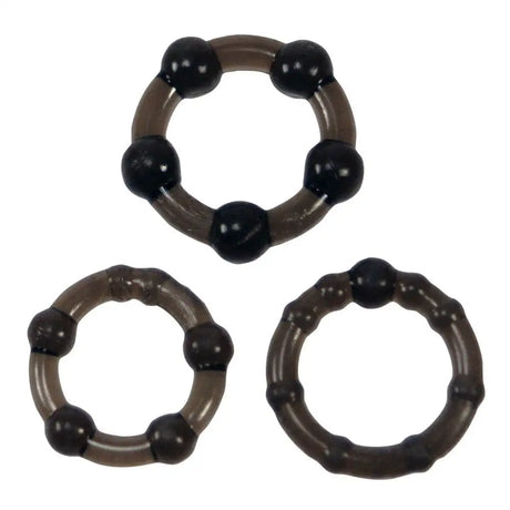 Me you us Easy Squeeze Cock Ring Set Black - Sex Toys - Save 30% - you us - Fast Shipping - Sale United Kingdom Stoke-on-trent