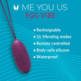 Me you us Egg Purple - you us - Fast Shipping - Vibrator United Kingdom Stoke-on-trent