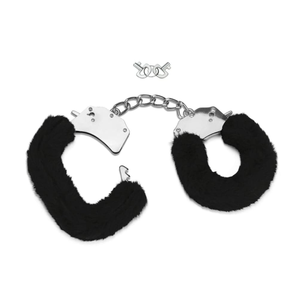 Me you us Furry Handcuffs Black - Sex Toys - Save 20% - Sale