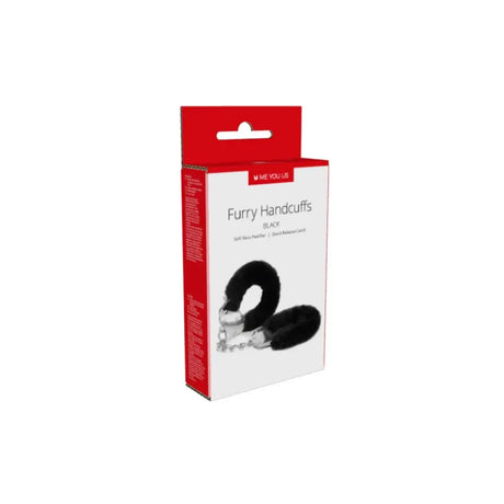 Me you us Furry Handcuffs Black - Sex Toys - Save 25% - you us - Fast Shipping - Sale United Kingdom Stoke-on-trent