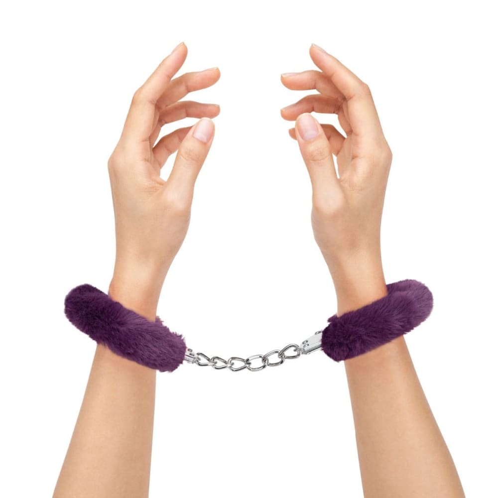 Me you us Furry Handcuffs Purple - Sex Toys - Save 30% - Sale