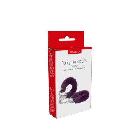 Me you us Furry Handcuffs Purple - Sex Toys - Save 30% - Sale