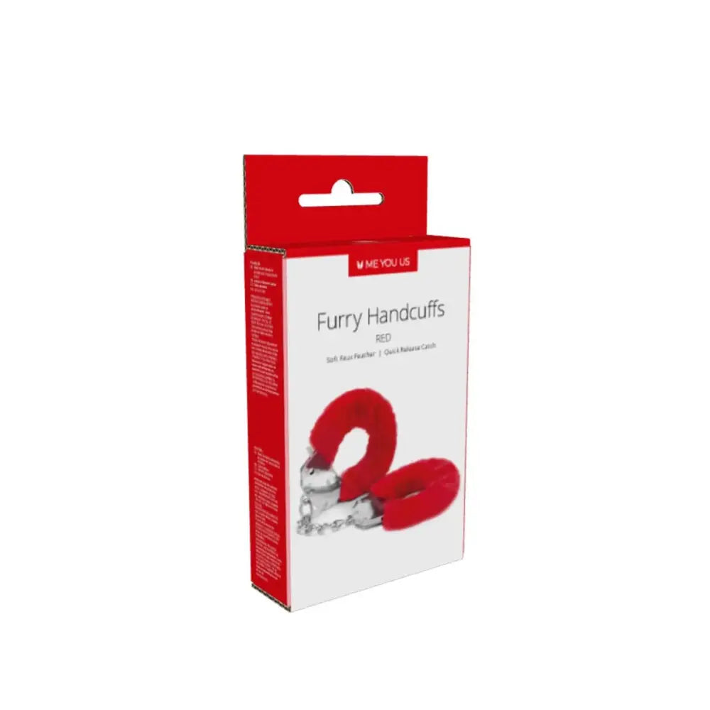 Me you us Furry Handcuffs Red - Sex Toys - Save 25% - you us - Fast Shipping - Sale United Kingdom Stoke-on-trent