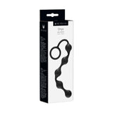Me You Us Onyx Silicone Anal Beads Black - Sex Toy