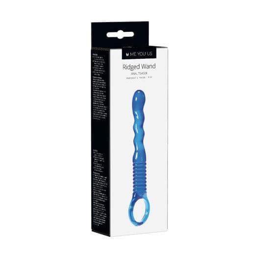 Me you us Ridged Anal Teaser Blue - Sex Toys - Save 20% - Dildos