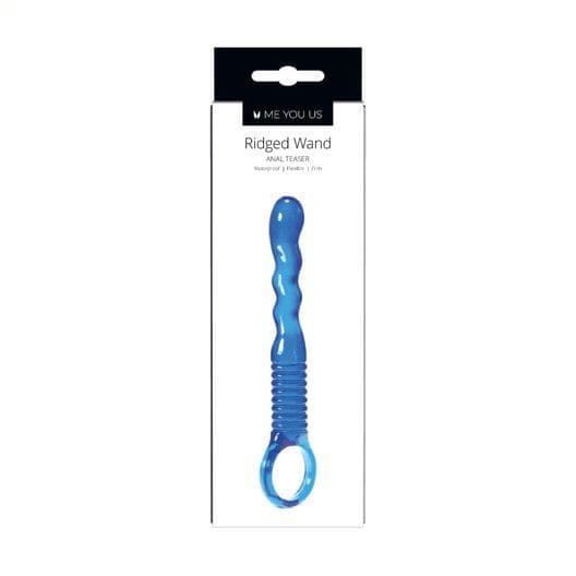 Me you us Ridged Anal Teaser Blue - Sex Toys - Save 20% - Dildos