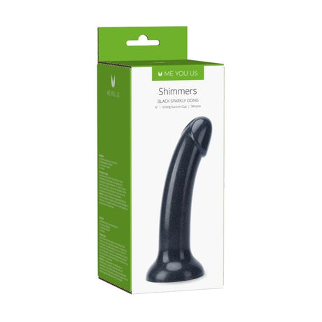 Me you us Shimmers Sparkly Dong Black (6’’) - Save 25% - Dildo