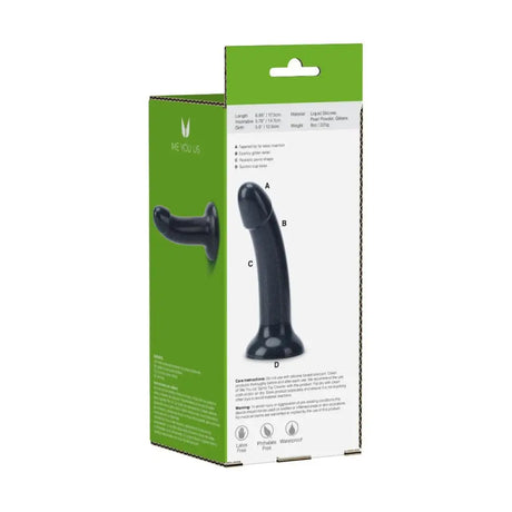 Me you us Shimmers Sparkly Dong Black (6’’) - Save 25% - you us - Fast Shipping - Dildo United Kingdom Stoke-on-trent