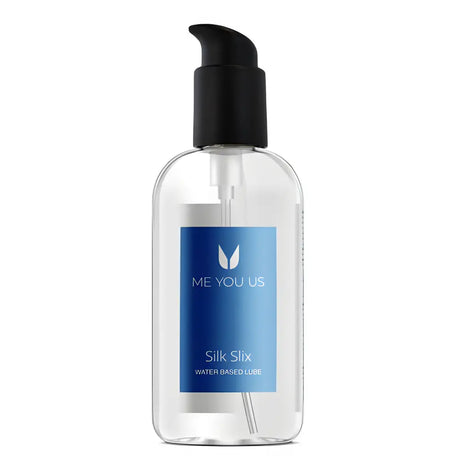 Me you us Silk Slix Water Based Lubricant Pump Bottle White 250ml - Personal Lubricants - Save 25% - you us - Sale United Kingdom