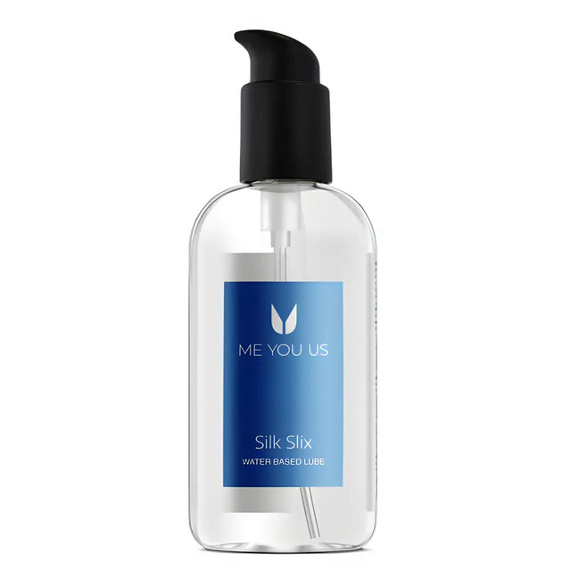 Me you us Silk Slix Water Based Lubricant Pump Bottle White 250ml - Personal Lubricants - Save 25% - you us - Sale United Kingdom