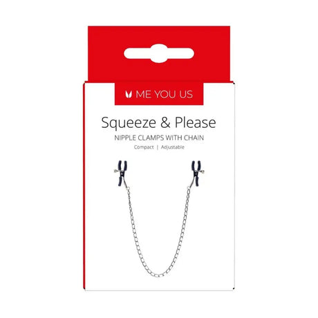 Me you us Squeeze n Please Nipple Chain Silver - Save 20% - you us n - Fast Shipping - Sale United Kingdom Stoke-on-trent