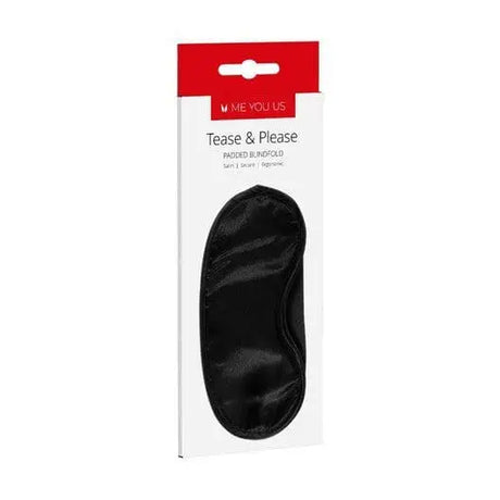 Me you us Tease and Please Padded Blindfold Black - Sex Toys - Save 25% - you us and - Fast Shipping - Sale United Kingdom Stoke-on-trent