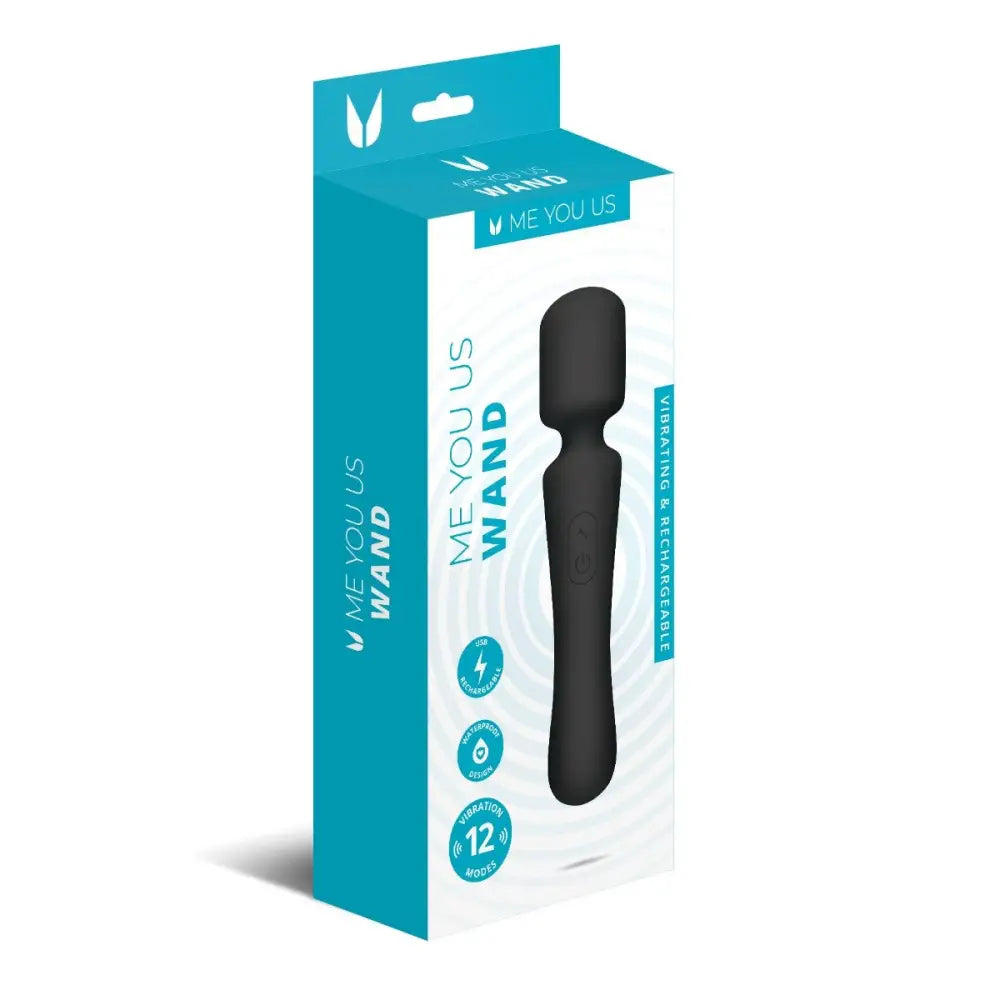 Me you us Wand Black - you us - Fast Shipping - Vibrator United Kingdom Stoke-on-trent