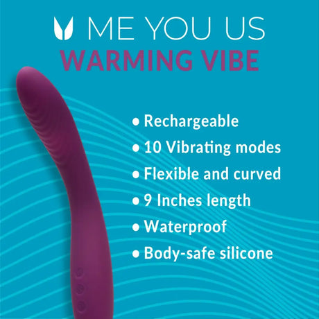 Me you us Warming Vibe Purple - you us - Fast Shipping - Vibrator United Kingdom Stoke-on-trent