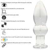 Medium Glass Butt Plug Anal Dildo - Sex Toy - Save 25% - Fast Shipping - Dildos United Kingdom Stoke-on-trent