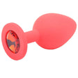Medium Red Jewelled Silicone Butt Plug - Save 30% - Fast Shipping - Sale United Kingdom Stoke-on-trent