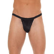 Mens Black Gstring with Pouch - Save 25% - Gstring with - Fast Shipping - Sale United Kingdom Stoke-on-trent