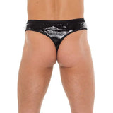 Mens Black Gstring with Pvc Pouch - Save 30% - Gstring with Pvc - Fast Shipping - Sale United Kingdom Stoke-on-trent
