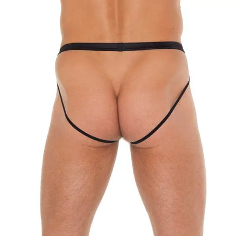 Mens Black Pouch with Jockstraps - Save 25% - with - Fast Shipping - Sale United Kingdom Stoke-on-trent