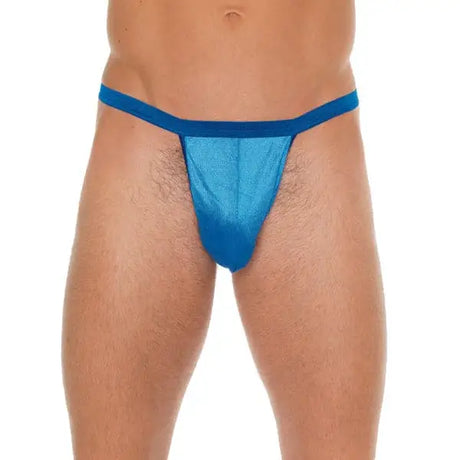 Mens Blue Gstring with Pouch - Save 30% - Gstring with - Fast Shipping - Sale United Kingdom Stoke-on-trent