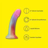 Mina Iridescent Silicone Dildo - Fast Shipping - United Kingdom Stoke-on-trent