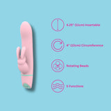 Mina Ripple Vibrating & Rotating Rabbit Vibrator Fast Shipping United Kingdom Stoke on Trent