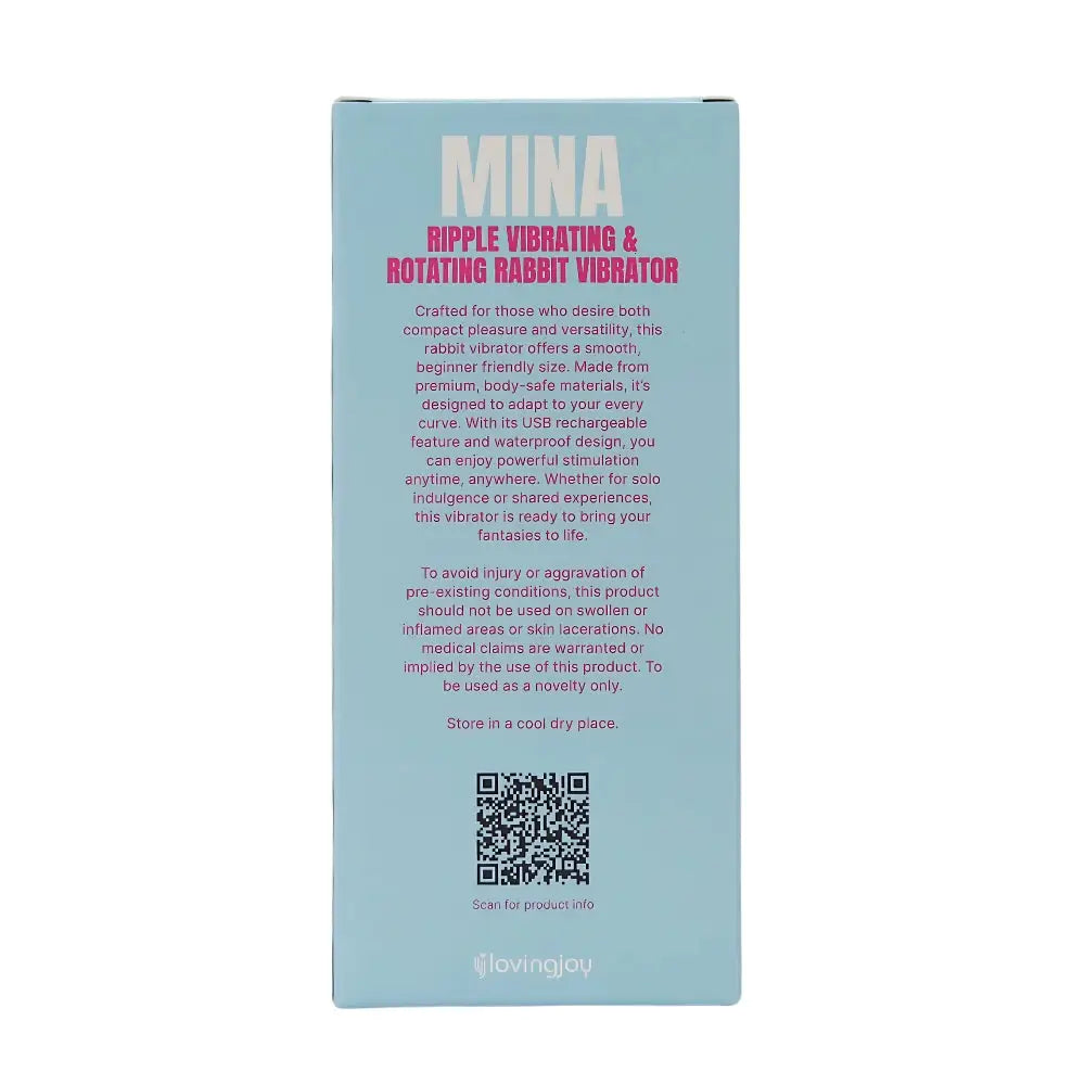 Mina Ripple Vibrating & Rotating Rabbit Vibrator Fast Shipping United Kingdom Stoke on Trent