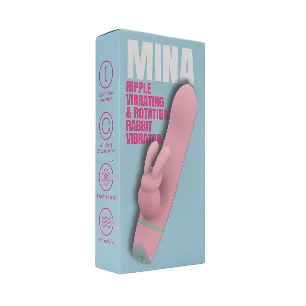 Mina Ripple Vibrating & Rotating Rabbit Vibrator Fast Shipping United Kingdom Stoke on Trent