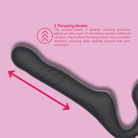 Mina Surge Remote Thrusting & Vibrating Strapless Strap Fast Shipping Vibrator United Kingdom Stoke on Trent