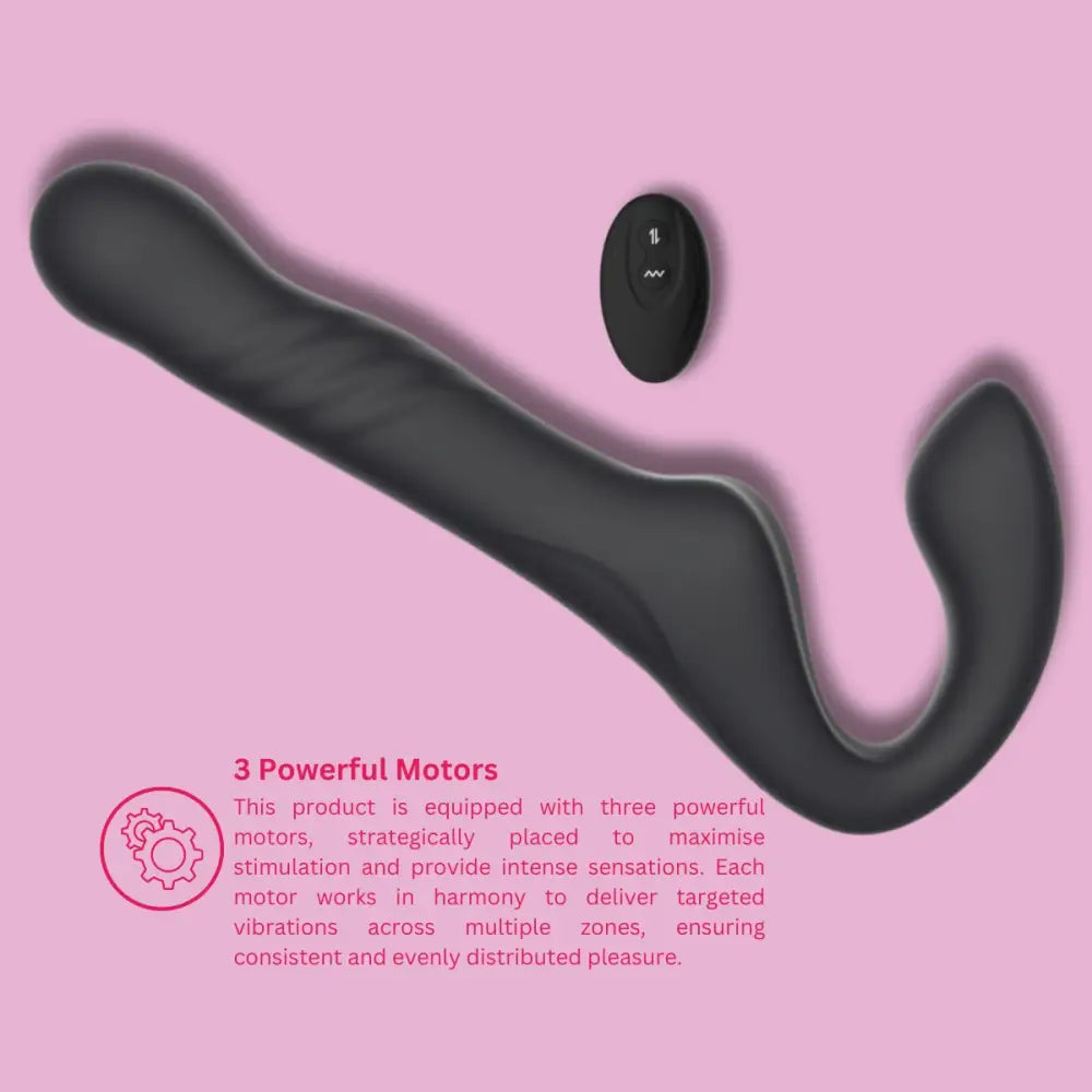 Mina Surge Remote Thrusting & Vibrating Strapless Strap Fast Shipping Vibrator United Kingdom Stoke on Trent