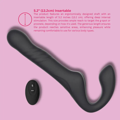 Mina Surge Remote Thrusting & Vibrating Strapless Strap Fast Shipping Vibrator United Kingdom Stoke on Trent