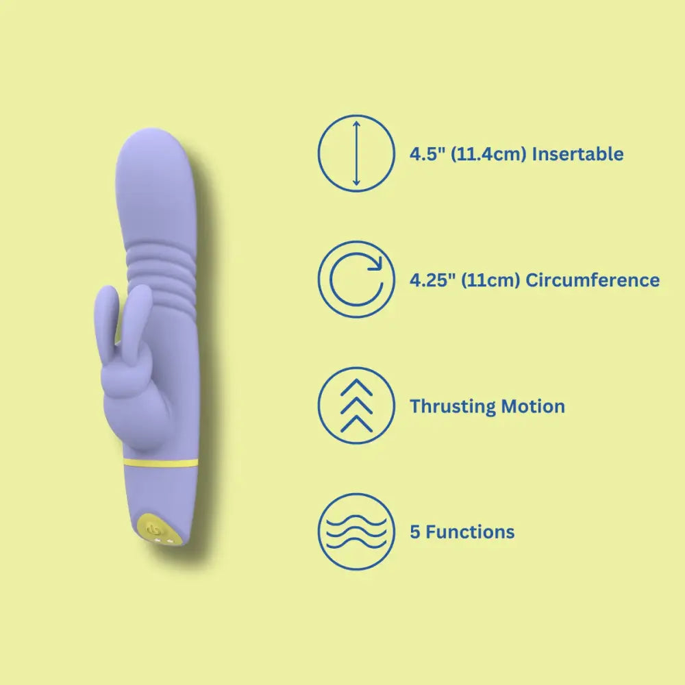 Mina Tide Thrusting Rabbit Vibrator Fast Shipping United Kingdom Stoke on Trent