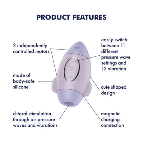 Mission Control Violet - Save 20% - Violet - Fast Shipping - Vibrator United Kingdom Stoke-on-trent
