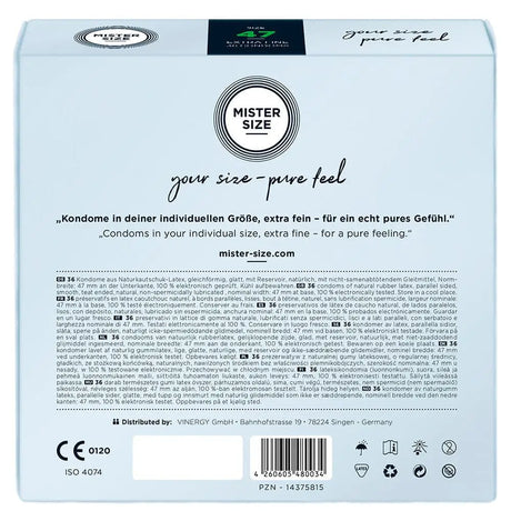 Mister Size 47mm your Pure Feel Condoms 36 Pack - Save 30% - your - Fast Shipping - Sale United Kingdom Stoke-on-trent