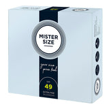 Mister tamaño 49 mm Su tamaño Pure Feel Condoms 36 Pack